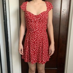 Reformation Cheri Mini Dress